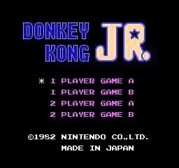 ドンキーコング Jr1